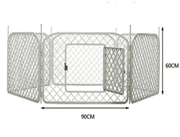 Çit Plastik 6 Lı Panel 60x90
