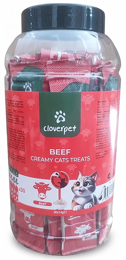 Cloverpet Krema Et 30luk Kavanoz