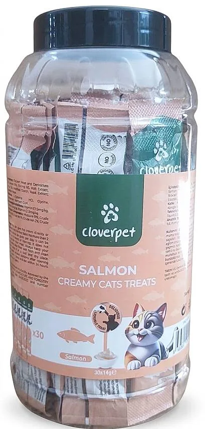 Cloverpet Krema Somon 30luk Kavanoz