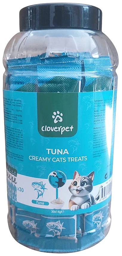 Cloverpet Krema Tuna 30luk Kavanoz