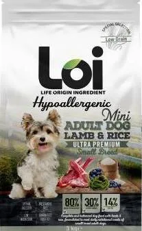 LOI Mini Irk Yetişkin Köpek - Kuzulu- 3 kg