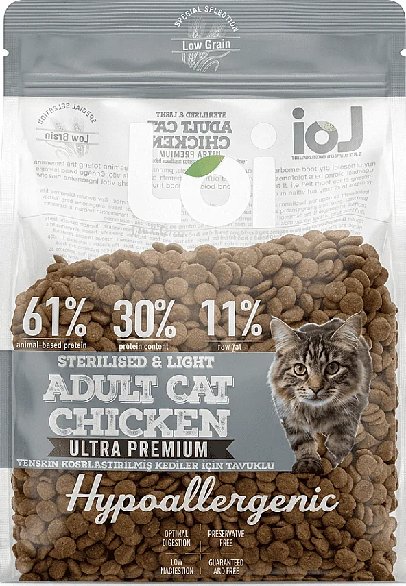LOI Yetişkin Kedi Kısır Kedi - Tavuklu - 1 kg