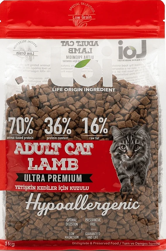 LOI Yetişkin Kedi - Kuzulu - 1 kg
