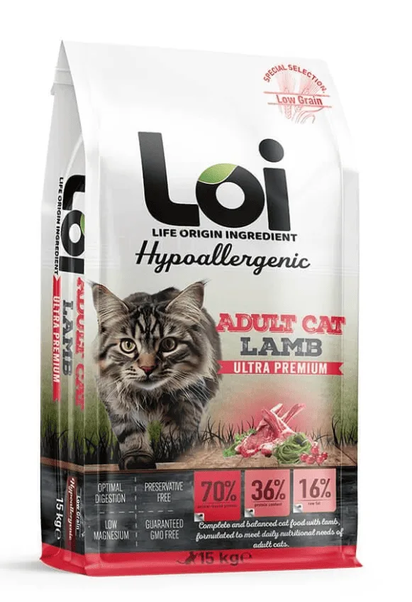 LOI Yetişkin Kedi - Kuzulu - 15 kg