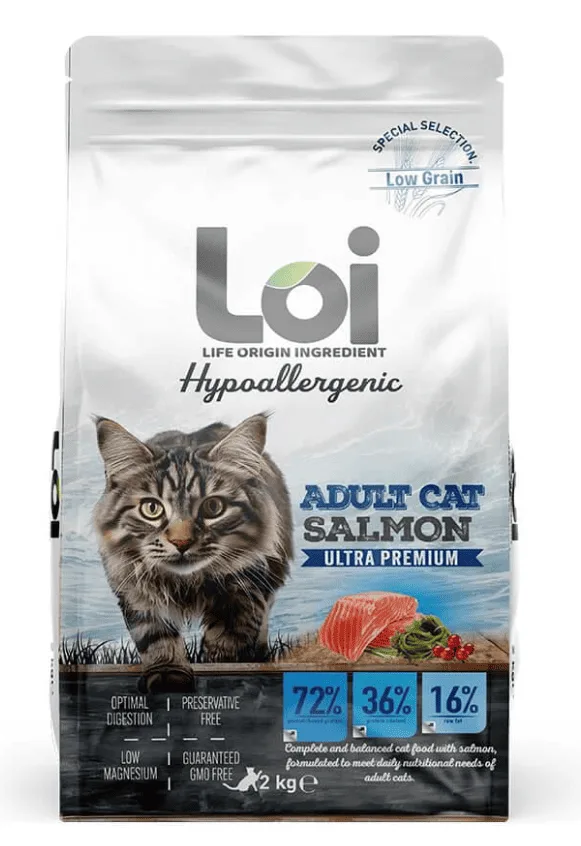 LOI Yetişkin Kedi - Somonlu - 2 kg