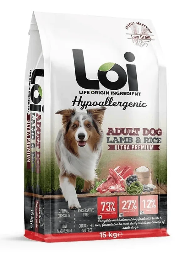 LOI Yetişkin Köpek - Kuzulu - 15 kg