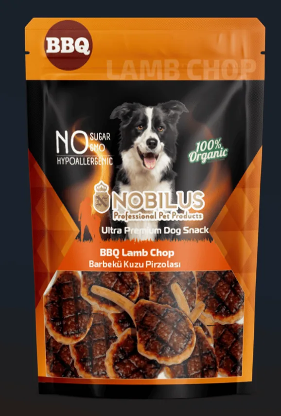 Nobilus Barbekü Kuzu Pirzola Köpek Ödülü 80 gr