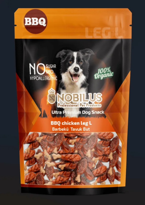 Nobilus Barbekü Tavuk But Köpek Ödülü 80 gr