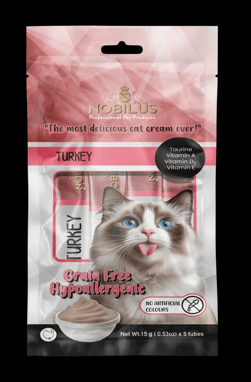Nobılus Hindili Kedi Krema Ödülü 5x15g