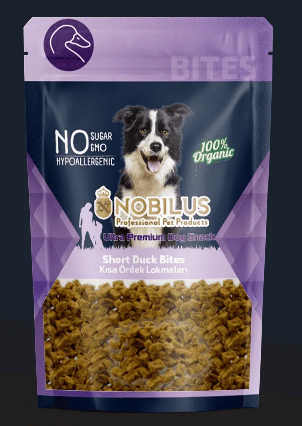 Nobilus Küçük Ördek Lokmaları Köpek Ödülü 80 gr