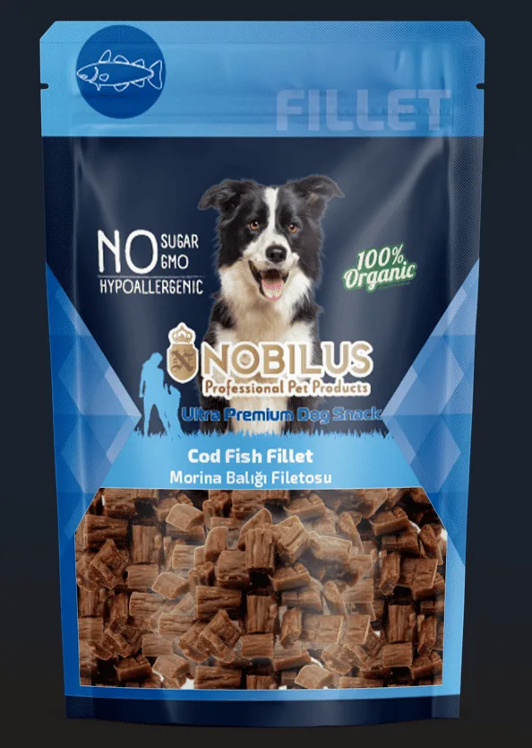 Nobilus Morina Balığı Fileto Köpek Ödülü 80 gr