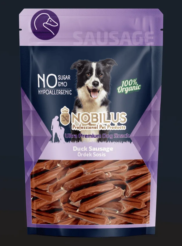 Nobilus Ördek Sosis Köpek Ödülü 80 gr
