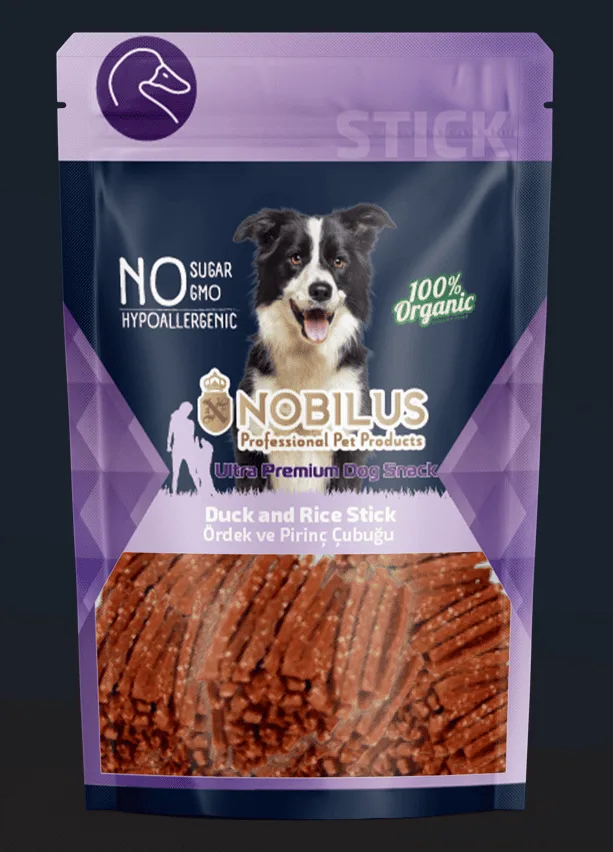 Nobilus Ördek ve Pirinçli Çubuk Köpek Ödülü 80 gr