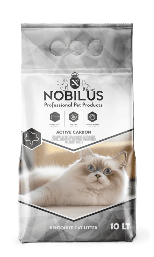 Nobılus Premium Cat Lıtter Active Carbon 10 lt