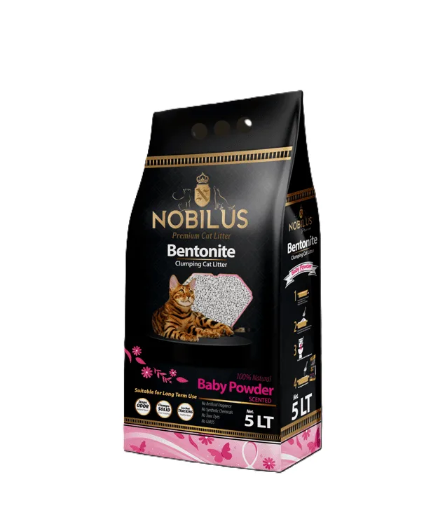 Nobılus Premium Cat Lıtter Baby Powder 5 lt