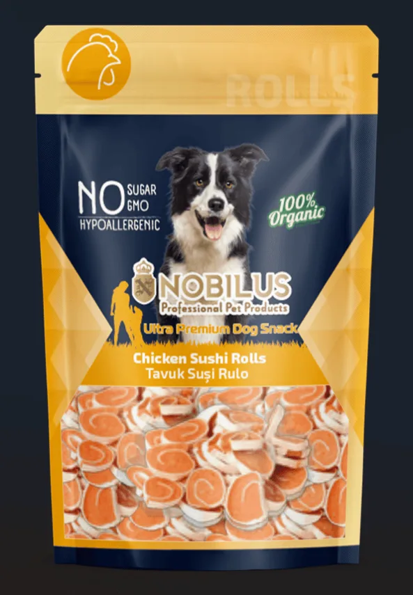 Nobilus Tavuk Suşi Köpek Ödülü 80 gr