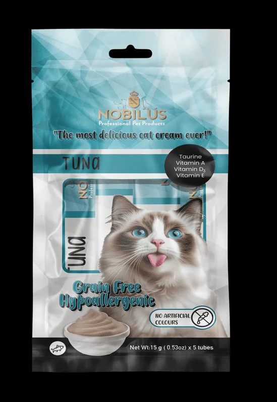 Nobılus Ton Balıklı Kedi Krema Ödülü 5x15g