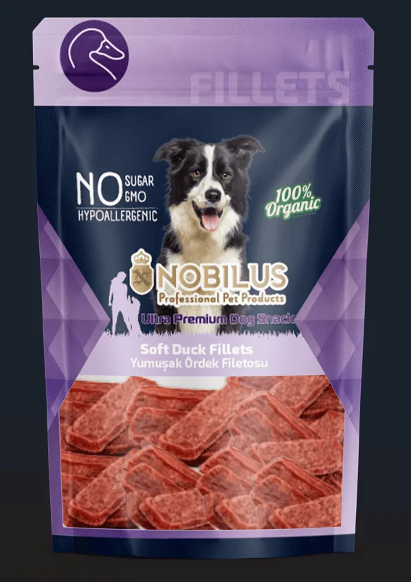 Nobilus Yumuşak Ördek Fileto Köpek Ödülü 80 gr