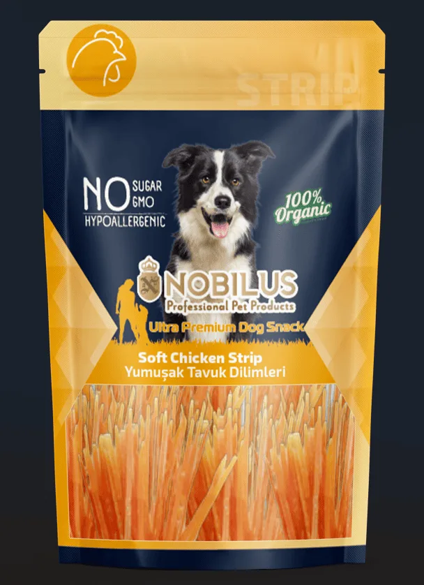 Nobilus Yumuşak Tavuk Dilimi Köpek Ödülü 80 gr
