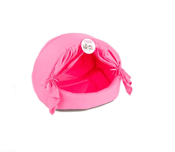 Perdeli Kumaş Yuva Pembe