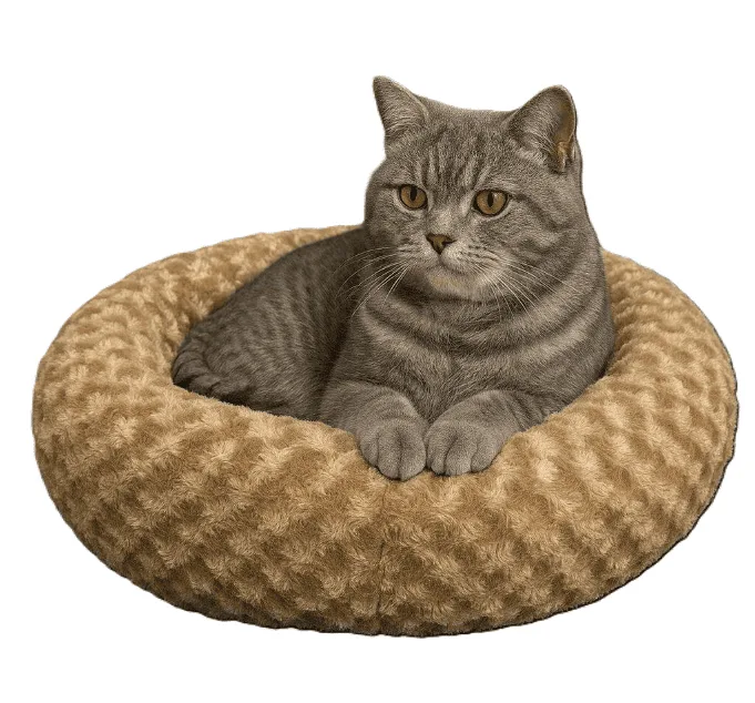 Simit Yatak Peluş A.kahve 55x55cm