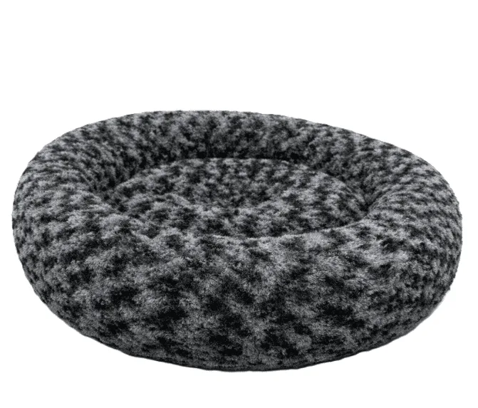 Simit Yatak Peluş Siyah 55x55cm