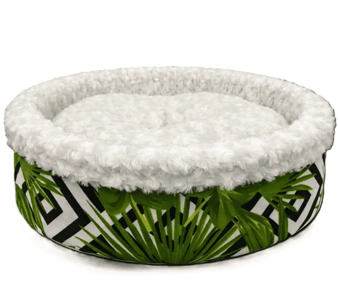 Special Peluş Simit Yatak 50x50x15cm Beyaz