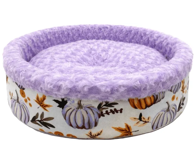 Special Peluş Simit Yatak 50x50x15cm Lila