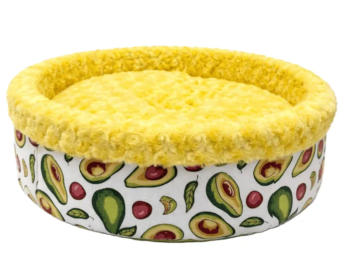 Special Peluş Simit Yatak 50x50x15cm Sarı